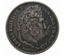 Франция 25 сантимов 1845 г. B