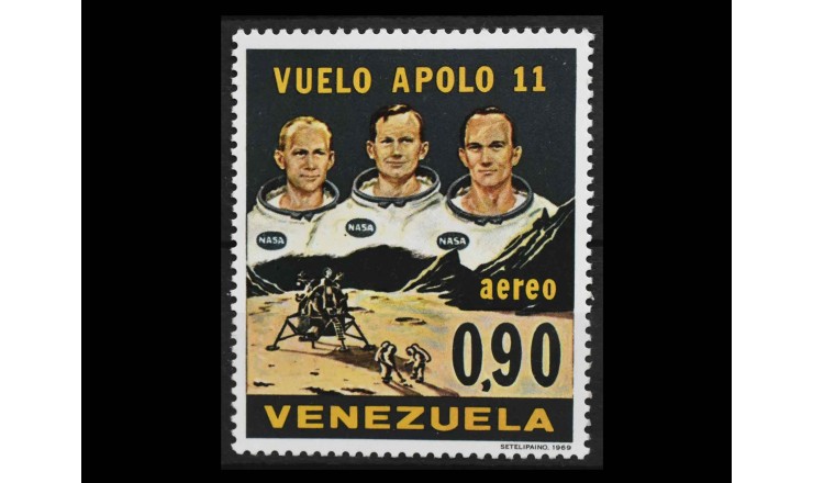 Венесуэла 1969 г. "Первая посадка на Луну"