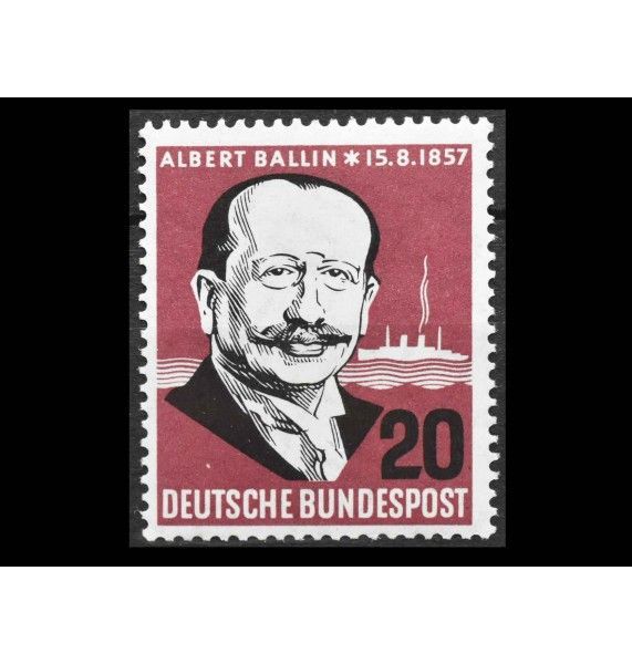 ФРГ 1957 г. "Альберт Баллин"