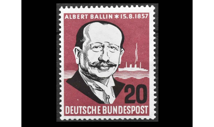 ФРГ 1957 г. "Альберт Баллин"