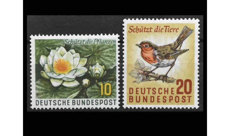 ФРГ 1957 г. "День охраны природы"