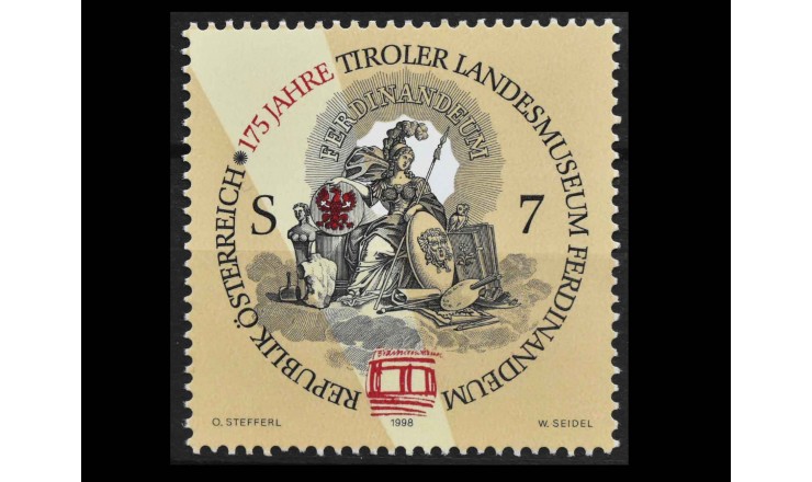 Австрия 1998 г. "Государственный музей Тироля, 175-летие"