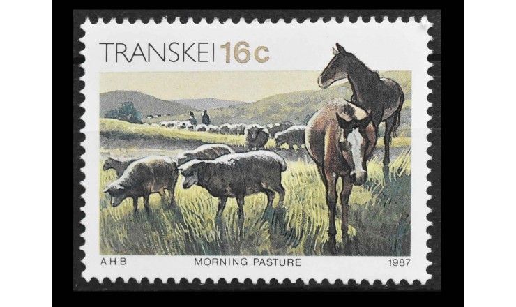 Транскей 1987 г. "Утреннее пастбище"