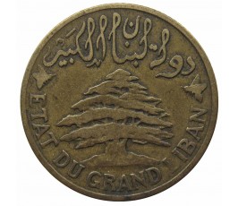 Ливан 5 пиастров 1925 г. Ливан 5 пиастров 1925 г.