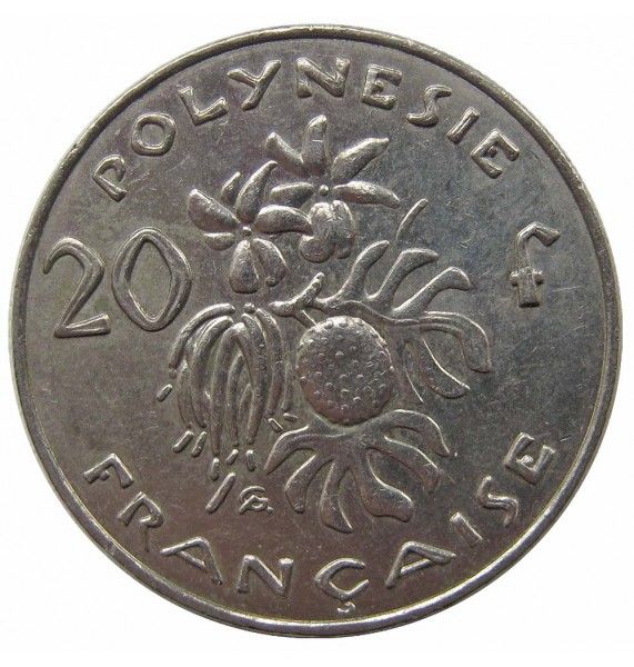 Французская Полинезия 20 франков 2018 г.