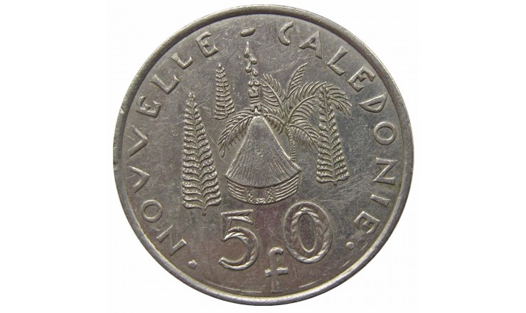 Новая Каледония 50 франков 2007 г. Новая Каледония 50 франков 2007 г.