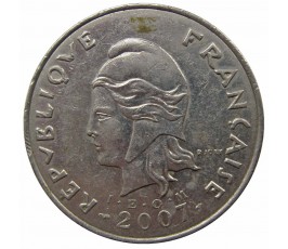 Новая Каледония 50 франков 2007 г. Новая Каледония 50 франков 2007 г.