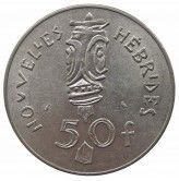 Новые Гебриды 50 франков 1972 г.