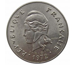 Новые Гебриды 50 франков 1972 г.