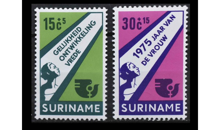 Суринам 1975 г. "Международный год женщин"