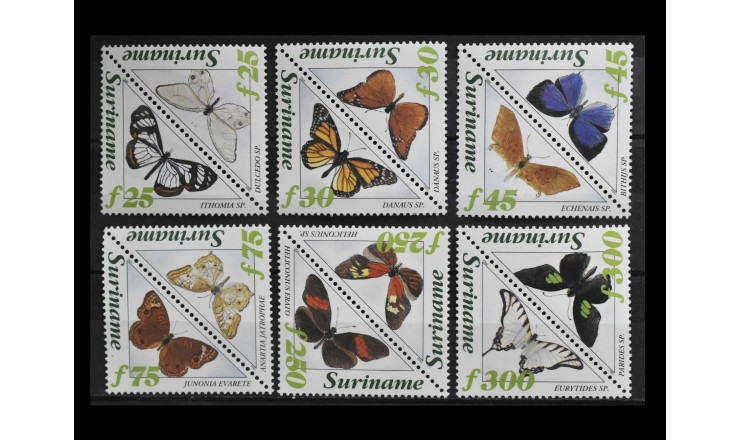 Суринам 1994 г. "Бабочки"