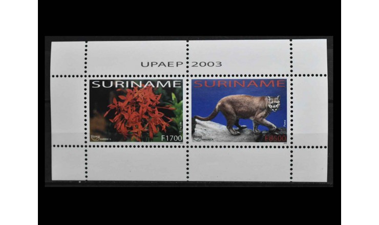 Суринам 2003 г. "Почтовый союз Америки, Испании и Португалии"