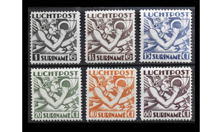 Суринам 1930 г. "Авиапочта"