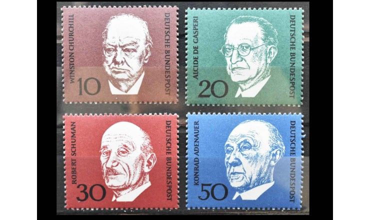 ФРГ 1968 г. "День рождения Аденауэра"