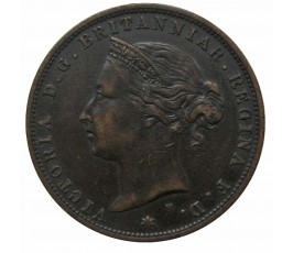 Джерси 1/24 шиллинга 1877 г.