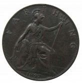 Великобритания 1 фартинг 1897 г.