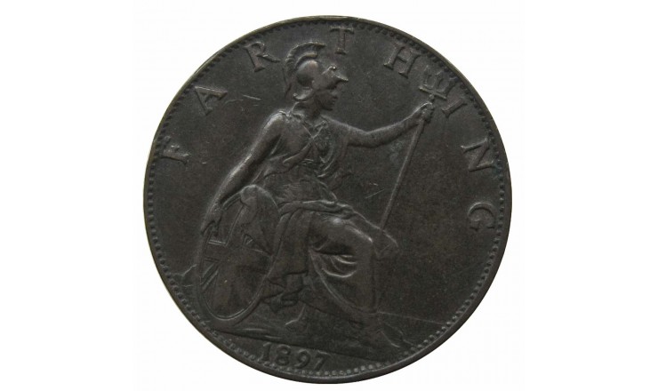 Великобритания 1 фартинг 1897 г.