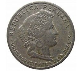 Перу 5 сентаво 1923 г. Перу 5 сентаво 1923 г.