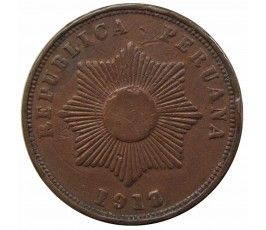 Перу 2 сентаво 1918 г. Перу 2 сентаво 1918 г.