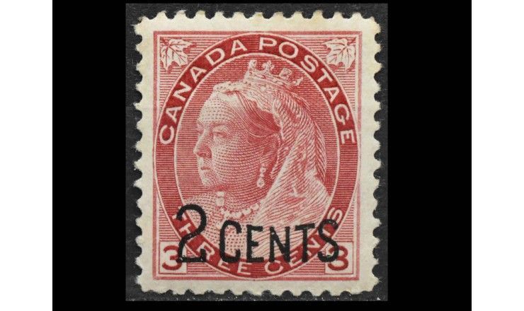 Канада 1899 г. "Королева Виктория" (надпечатка)