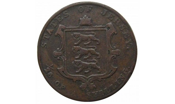 Джерси 1/26 шиллинга 1844 г.