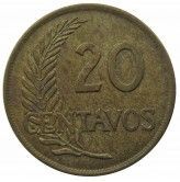 Перу 20 сентаво 1957 г.