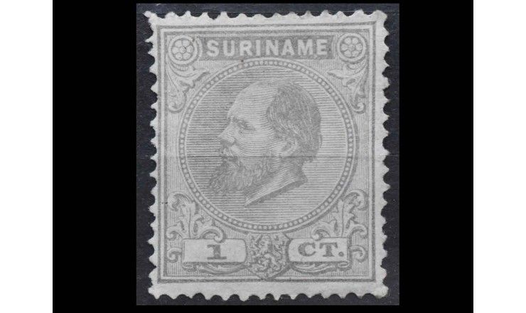 Суринам 1883 г. "Король Вильгельм III"