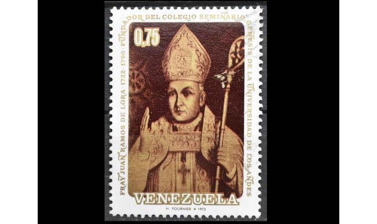 Венесуэла 1973 г. "Епископ Рамос де Лора"