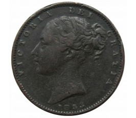 Великобритания 1 фартинг 1853 г.