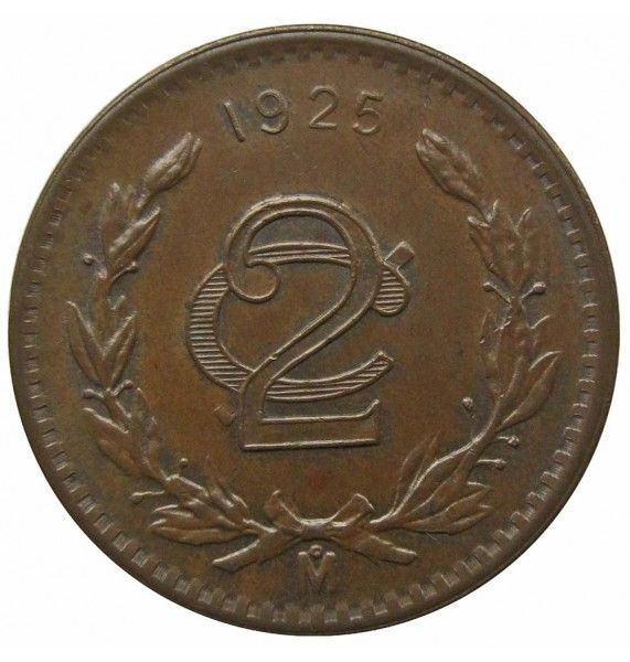 Мексика 2 сентаво 1925 г.