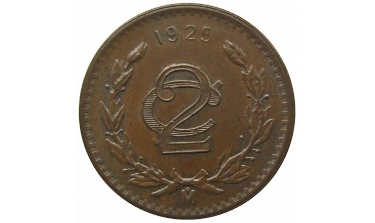 Мексика 2 сентаво 1925 г.