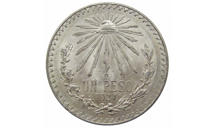 Мексика 1 песо 1934 г.