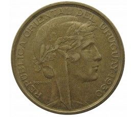 Уругвай 10 сентесимо 1930 г. (100-летие конституции) Уругвай 10 сентесимо 1930 г. (100-летие конституции)