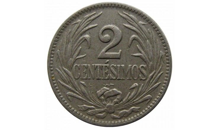 Уругвай 2 сентесимо 1924 г. Уругвай 2 сентесимо 1924 г.