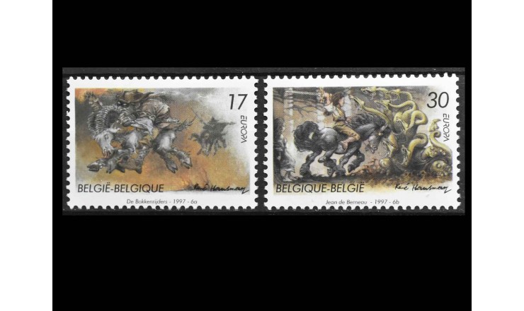Бельгия 1997 г. "Европа: Истории и легенды"