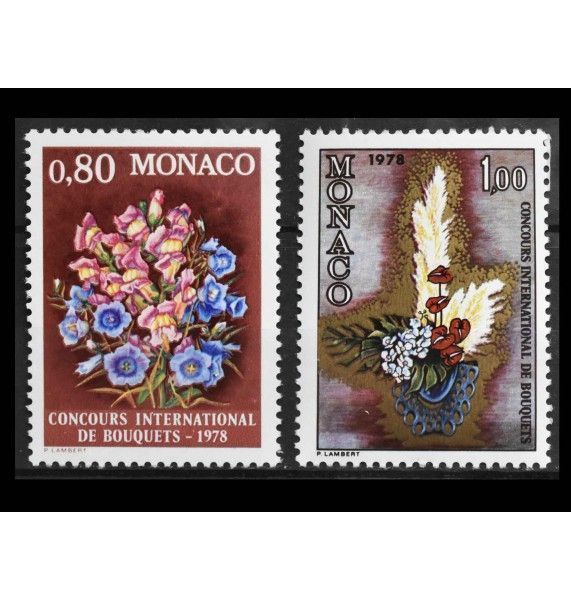 Монако 1977 г. "Международный конкурс цветочных букетов, Монте-Карло" Монако 1977 г. "Международный конкурс цветочных букетов, Монте-Карло"