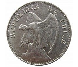 Чили 20 сентаво 1908 г. Чили 20 сентаво 1908 г.