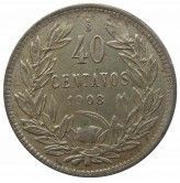 Чили 40 сентаво 1908 г.