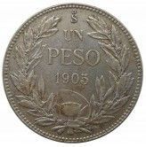 Чили 1 песо 1905 г.