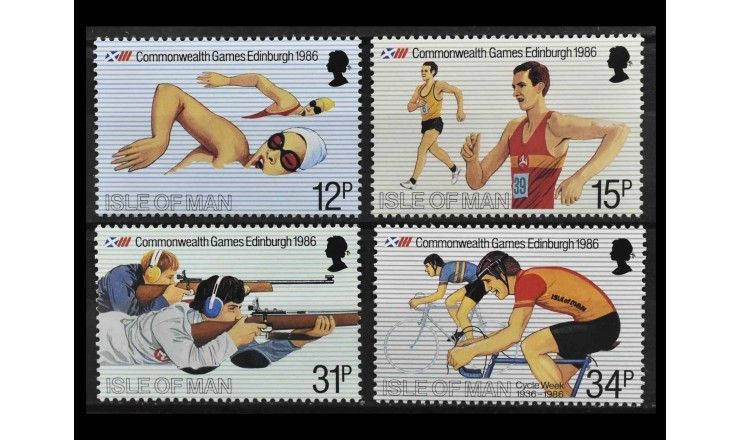 Остров Мэн 1986 г. "Игры Содружества, Эдинбург"
