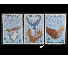 Остров Мэн 1986 г. "Международный год мира"