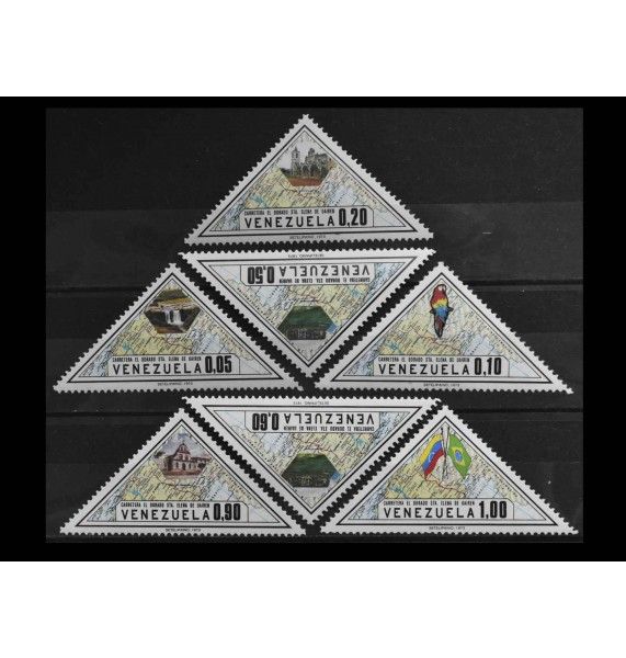 Венесуэла 1973 г. "Завершение строительства дороги Эльдорадо-ст.Елена-де-Уайрен"