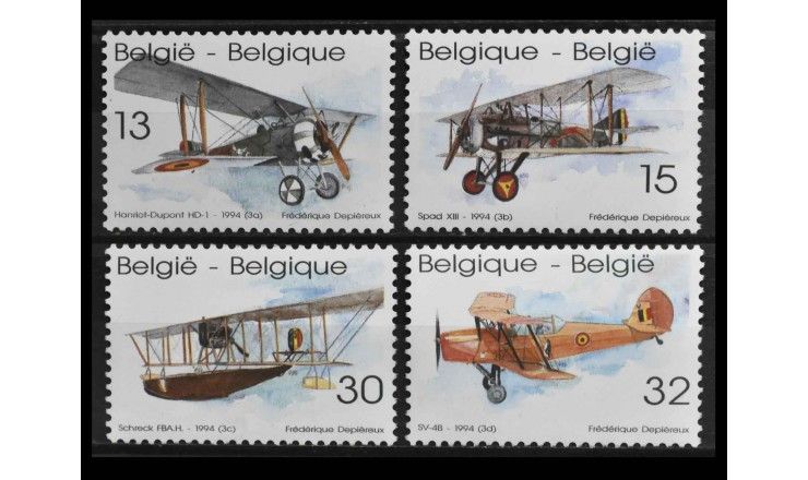 Бельгия 1994 г. "Бипланы"