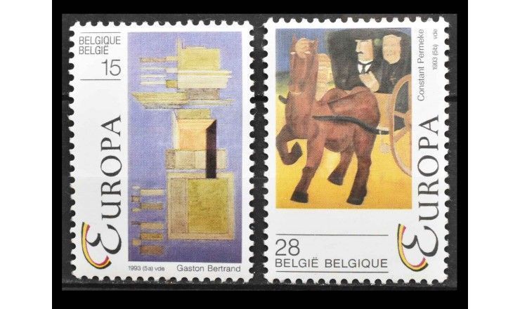 Бельгия 1993 г. "Европа: Современное искусство" 