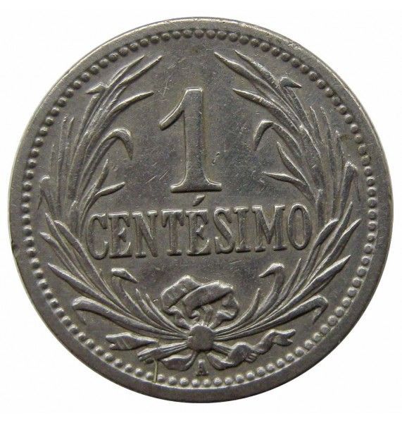 Уругвай 1 сентесимо 1909 г.