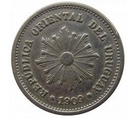 Уругвай 1 сентесимо 1909 г. Уругвай 1 сентесимо 1909 г.