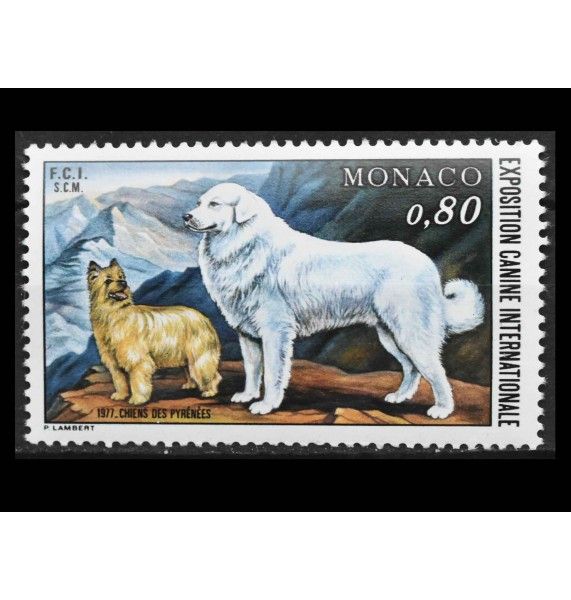 Монако 1977 г. "Международная выставка собак, Монте-Карло" Монако 1977 г. "Международная выставка собак, Монте-Карло"
