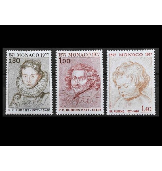 Монако 1977 г. "400-летие со дня рождения Питера Пауля Рубенса"