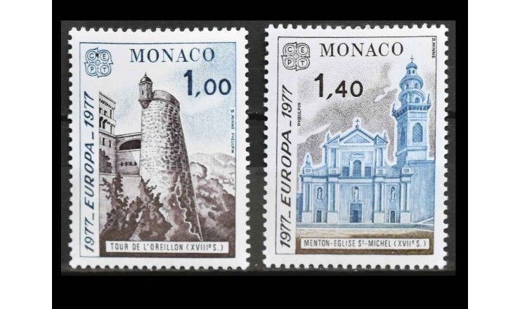 Монако 1977 г. "Европа: Архитектура"