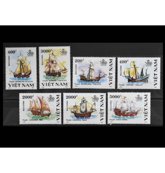 Вьетнам 1991 г. "500-летие открытия Америки" Вьетнам 1991 г. "500-летие открытия Америки"